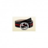 Ceinture noire et rouge pour femmes Bonnes Affaires